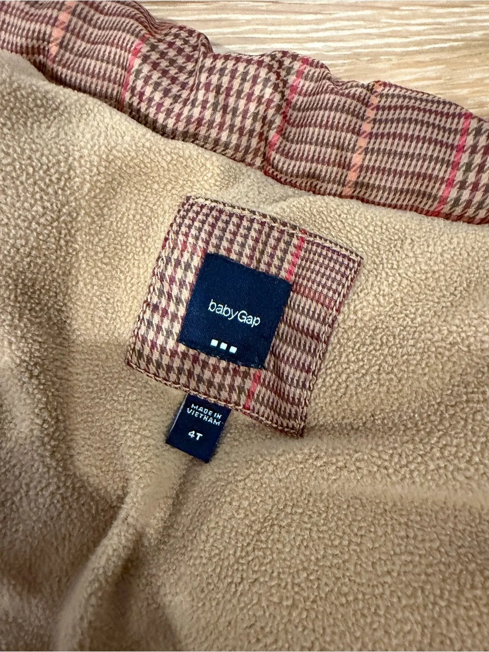 Baby Gap • Plaid Puffer Vest